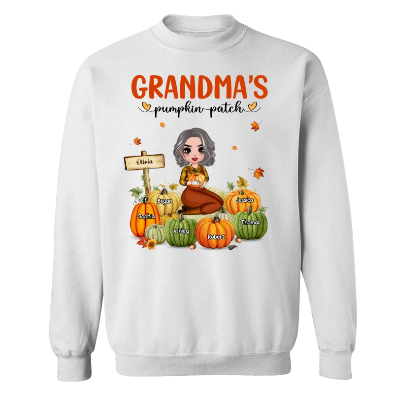 Grandma¡®s Pumpkin Patch Doll Woman Personalized Shirt