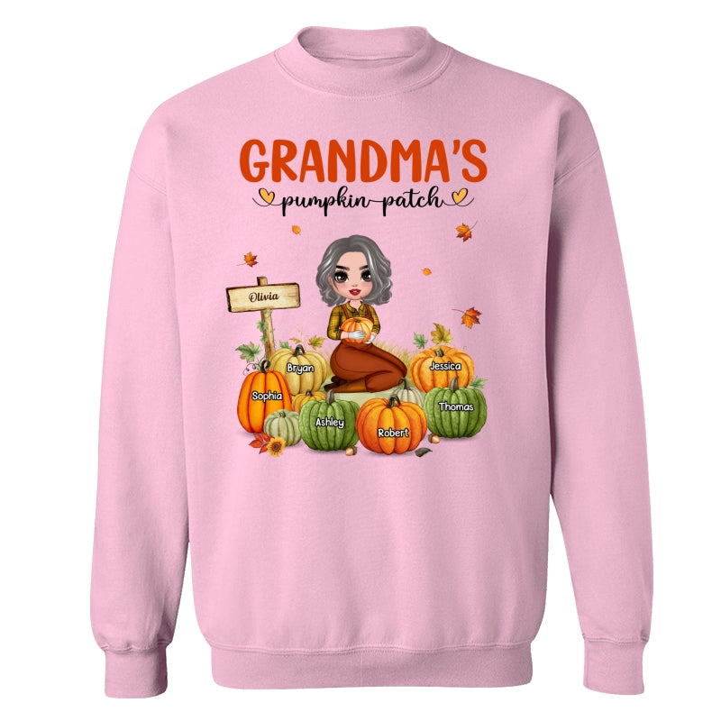Grandma¡®s Pumpkin Patch Doll Woman Personalized Shirt