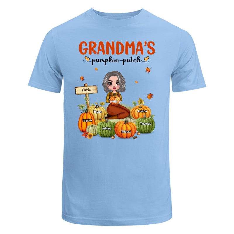 Grandma¡®s Pumpkin Patch Doll Woman Personalized Shirt