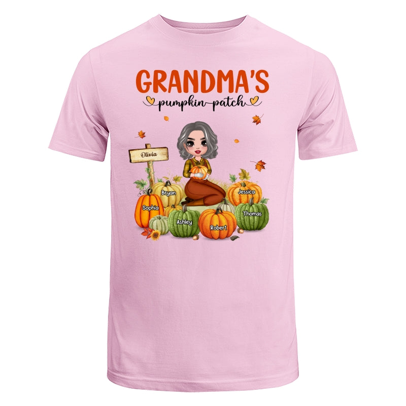 Grandma¡®s Pumpkin Patch Doll Woman Personalized Shirt
