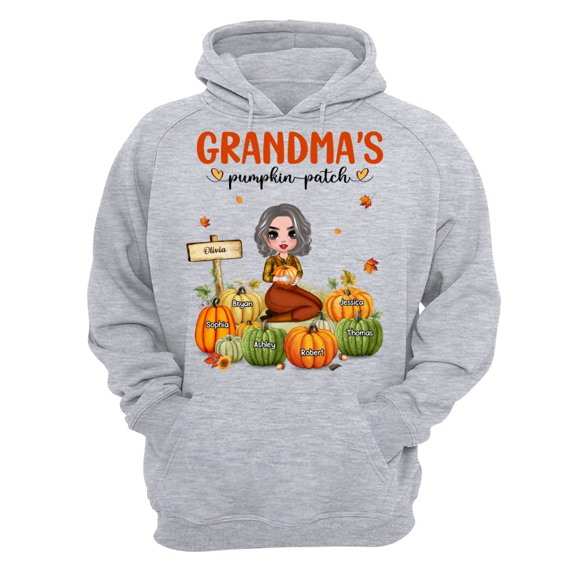 Grandma¡®s Pumpkin Patch Doll Woman Personalized Shirt