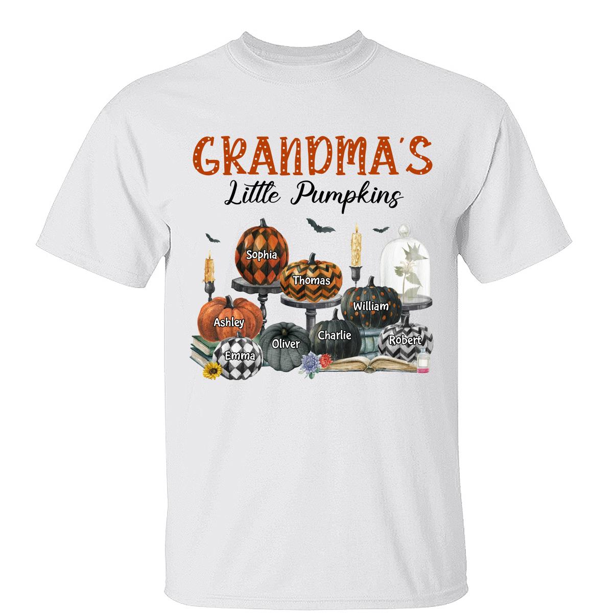 Grandma¡®s Pumpkin Patch Halloween Personalized Shirt